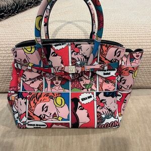 Save My Bag comic strip tote